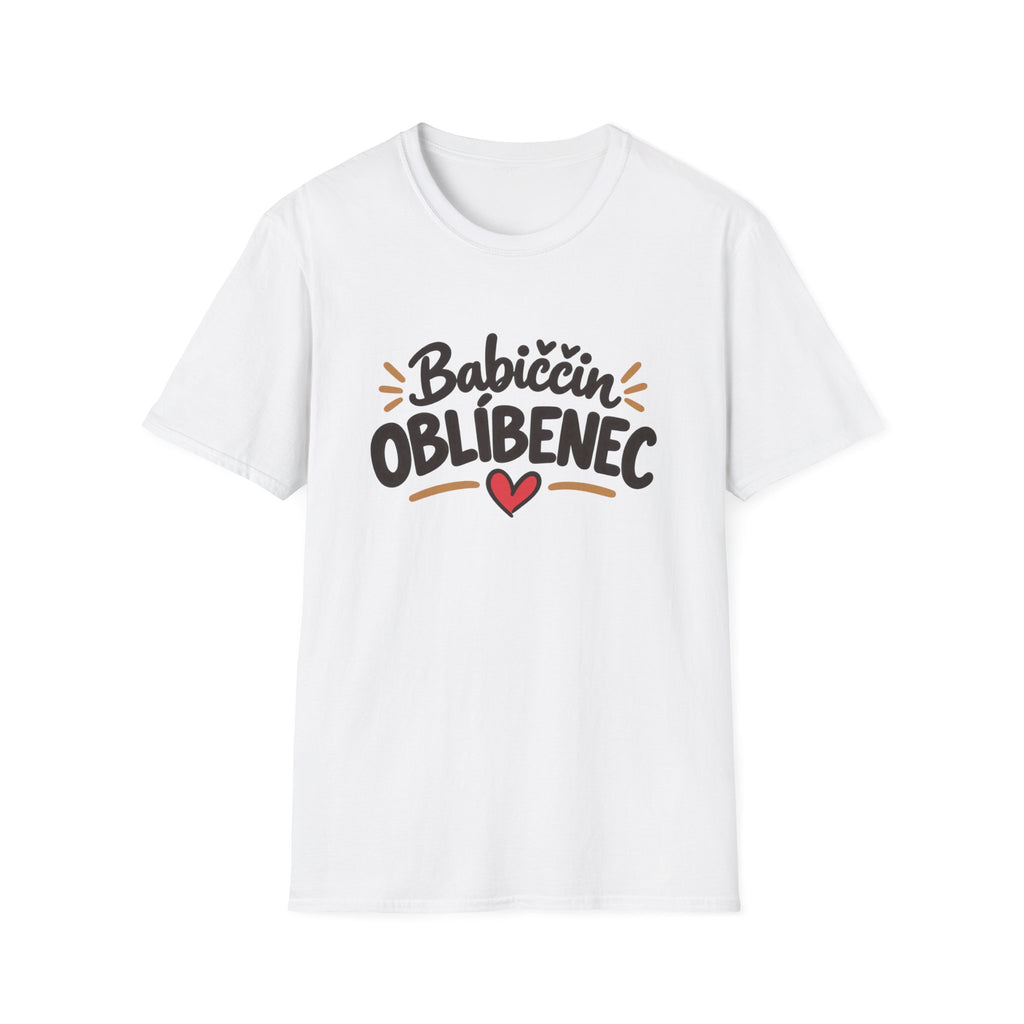 Tričko s krátkým rukávem "Babiččin oblíbenec ❤️"