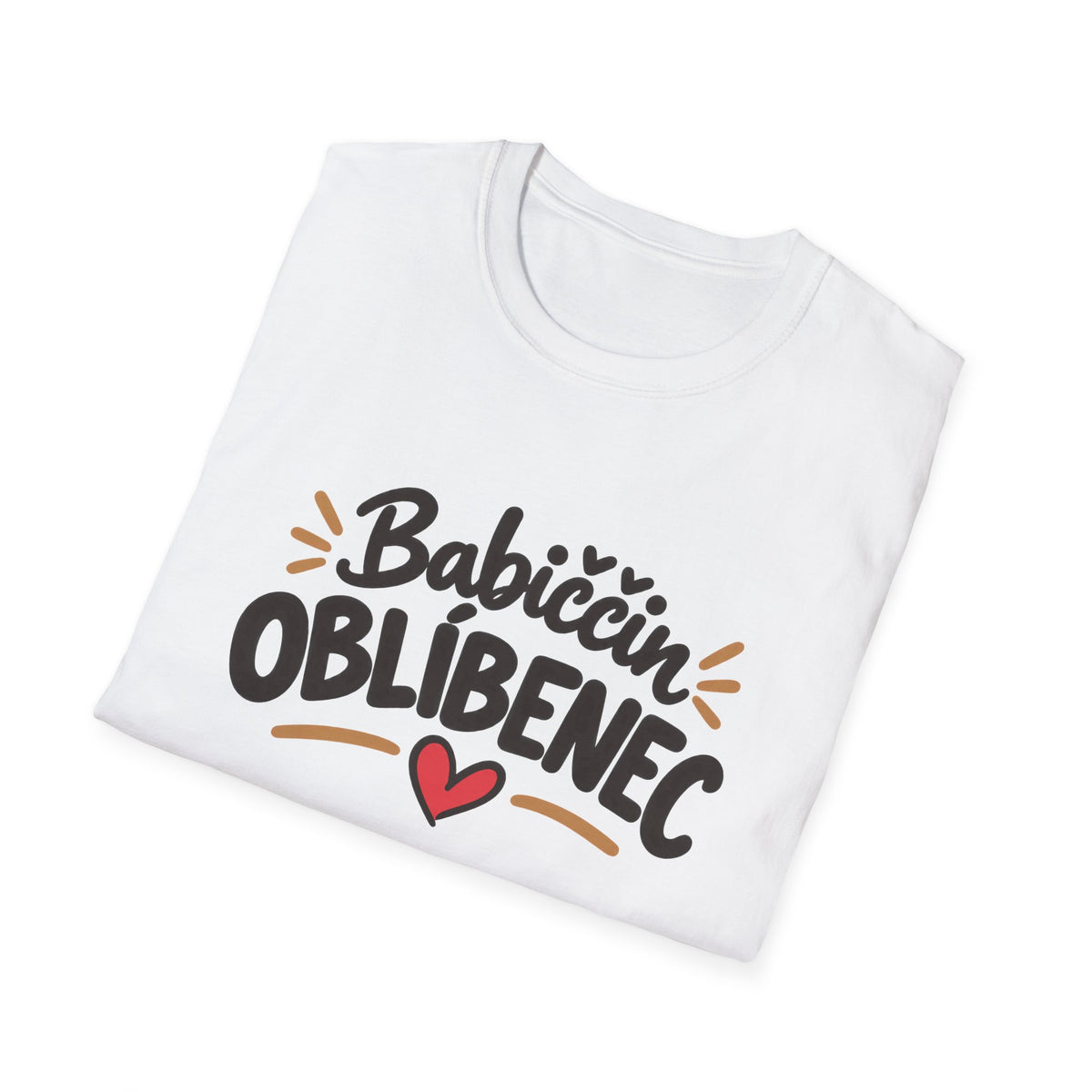 Tričko s krátkým rukávem "Babiččin oblíbenec ❤️"